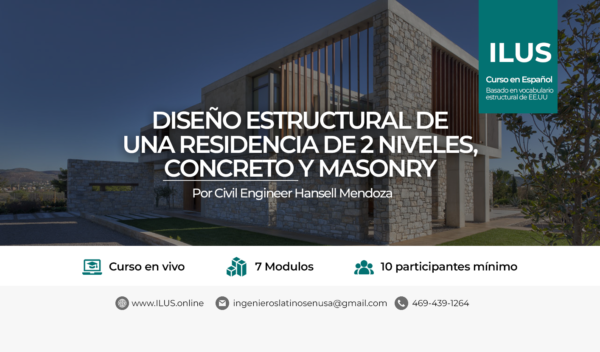 DISEÑO ESTRUCTURAL DE UNA RESIDENCIA DE 2 NIVELES EN CONCRETO Y MASONRY