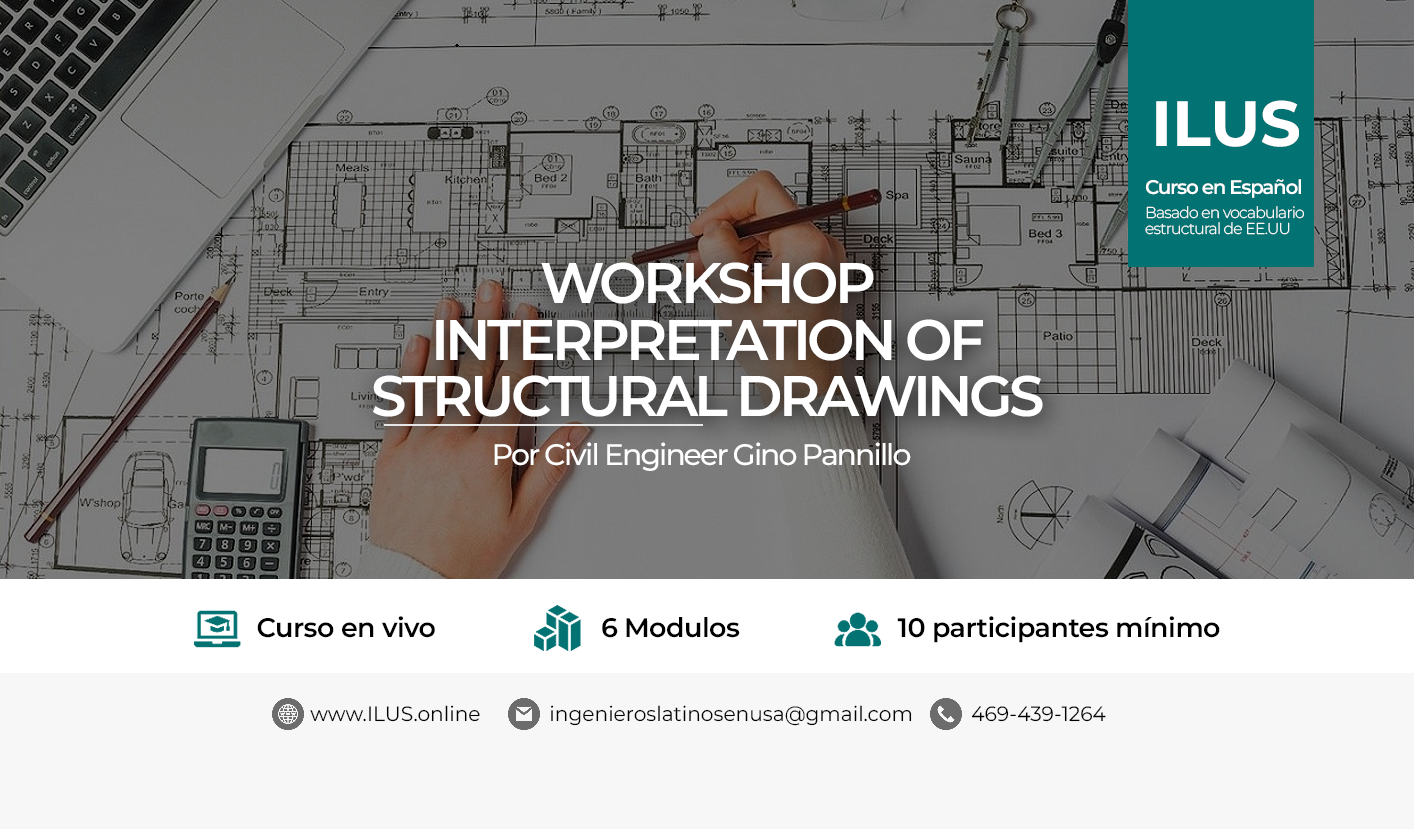 WORKSHOP: INTERPRETATION OF STRUCTURAL DRAWINGS (SPANISH)