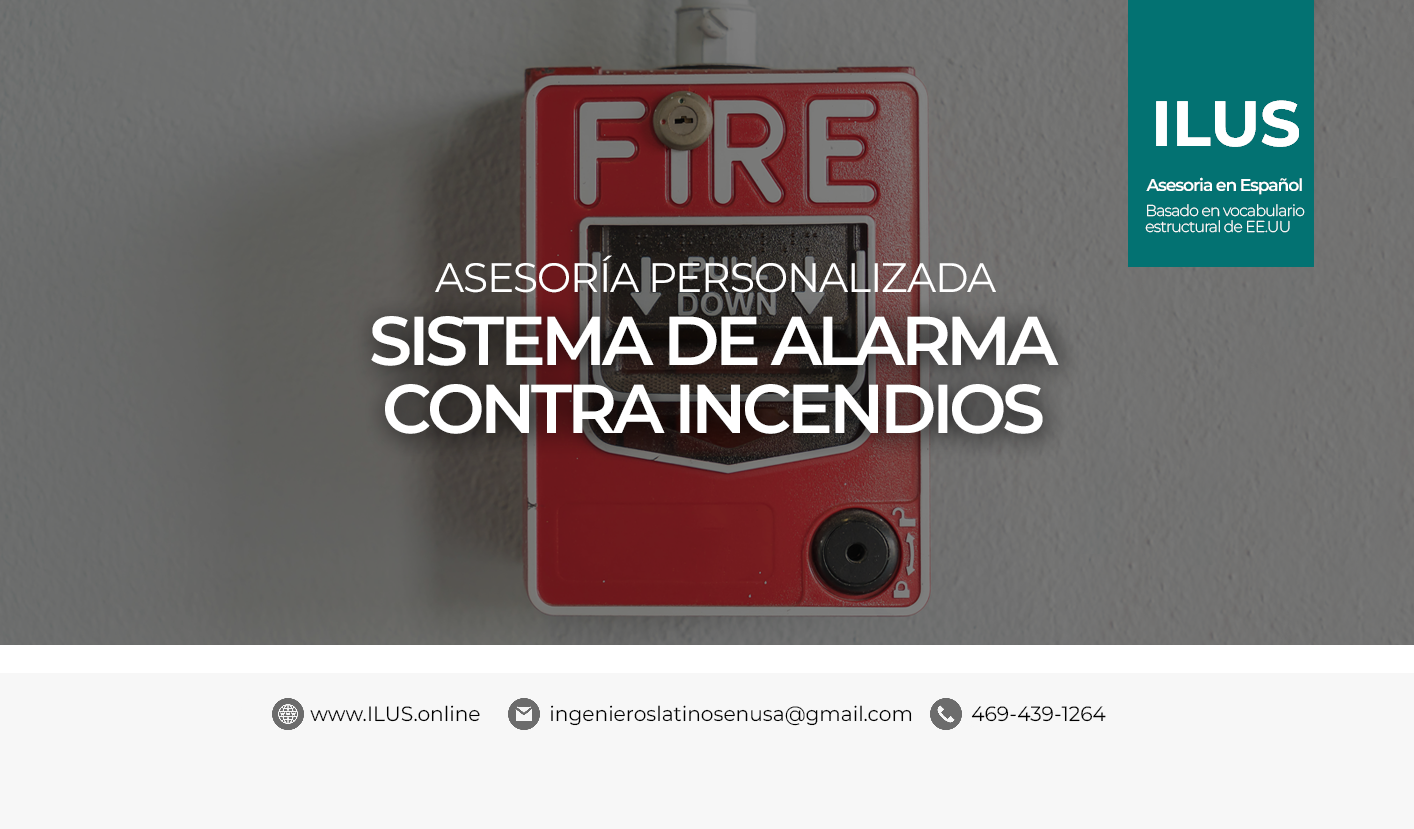 FIRE ALARM – ASESORIA PERSONALIZADA