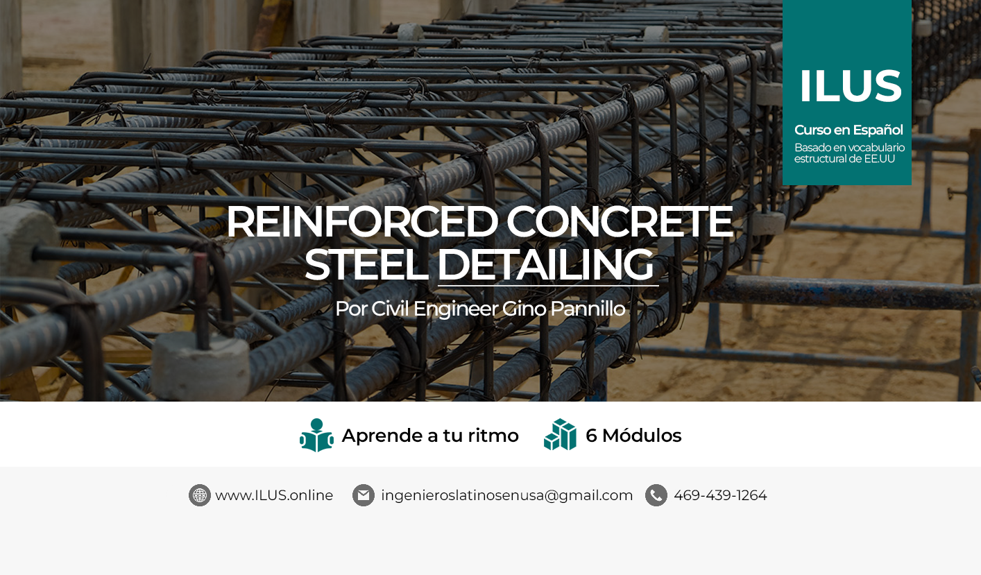 REINFORCED CONCRETE STEEL DETAILING (SPANISH COURSE)