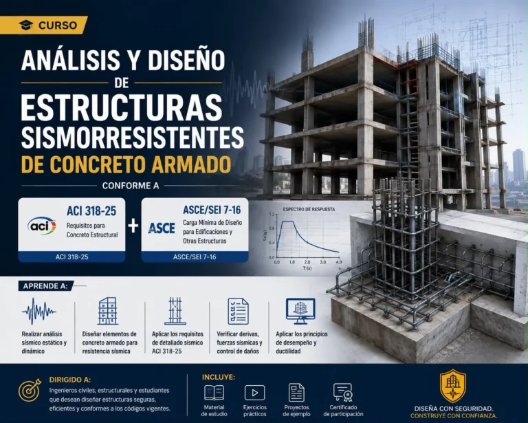 Análisis y diseño de estructuras sismorresistentes de concreto armado